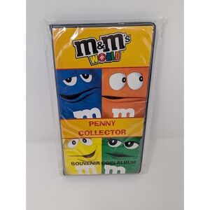 M&M's World Souvenir Coin Album Pressed Elongated Penny Book Collection Candy